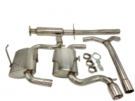Cat back dual exhaust for Mini Cooper S R53 2002-06