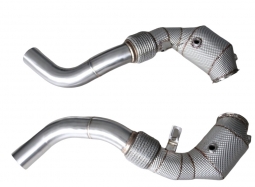 Catted Downpipes w/HS, BMW X5M & X6M 2015-18