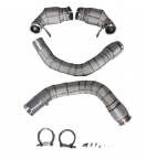 Catted Downpipes w/HS, BMW X5M & X6M 2020-21