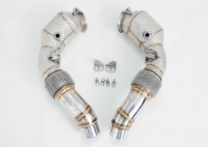 Catted Downpipes w/heatshield for BMW M5 F10/M6 F12/F13/F06 2012-18