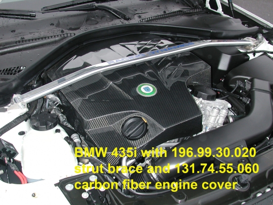 BMW F30 F31 F32 F34 F35 Série 3//4 Aluminium front strut brace