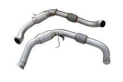 Secondary Cat By-Pass Pipes for Porsche Panamera 4S, 4E 971.1 / Base, 4, 4SE 971.2 w/ 2.9l V6 Twin T