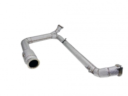 Catted downpipe with heat shielding for Porsche Cayman / Boxster 718 2016 -2021 , 4 cylinder