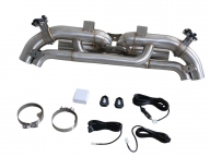 Porsche 992 Cat Back Valvetronic exhaust pipes